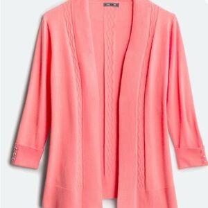 Elegant Pink Cardigan Sweater